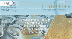 Desktop Screenshot of finistere-economie.fr